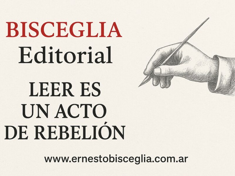 Presentamos “Bisceglia Editorial”: Una oportunidad para leer y publicar