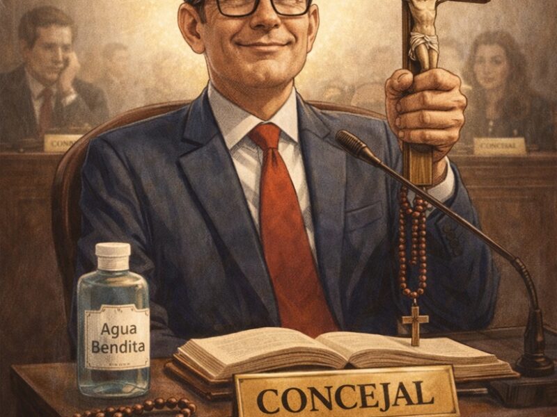 Legislando y con el rosario dando… ¿legislando?