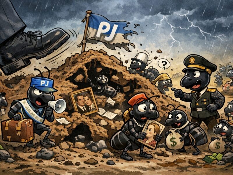 Piove, governo ladro, non piove, governo ladro