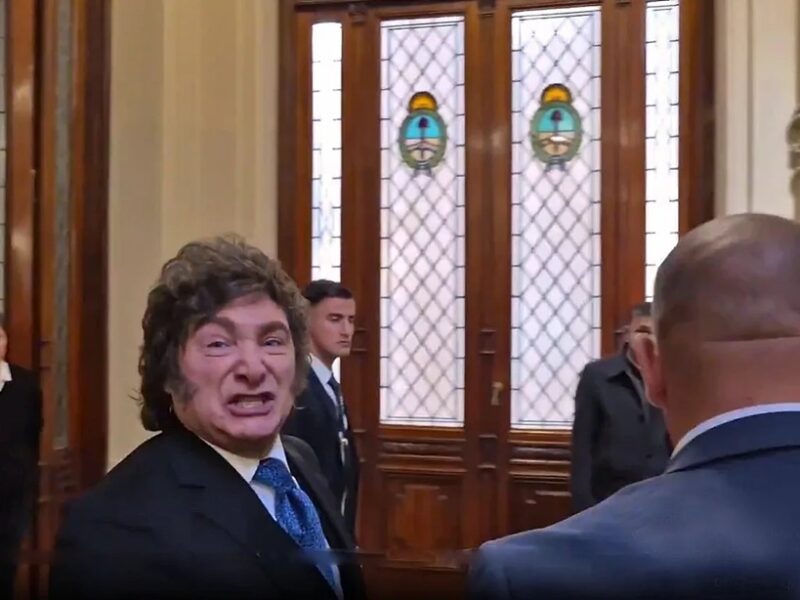 Vergüenza ajena: Milei del líder al agitador