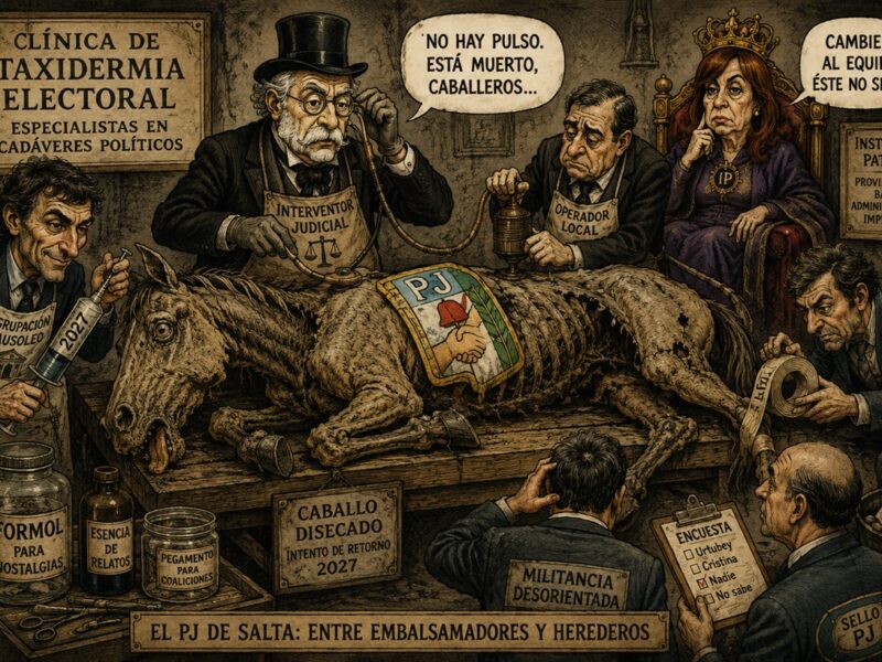 El PJ de Salta o una intervención veterinaria