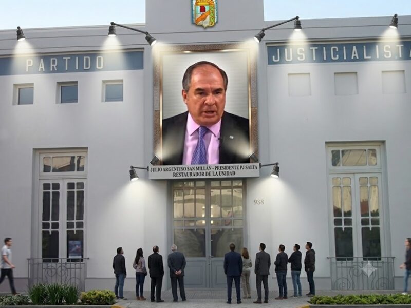 Confirmado: Julio San Millán es el candidato a presidente del PJ Salta de una lista de unidad