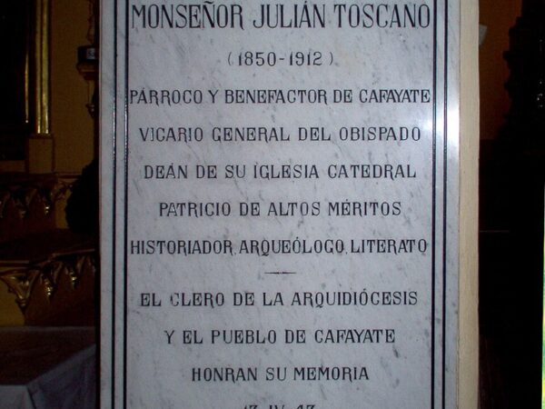 El Vicario Julián Toscano: El primer periodista de Cafayate