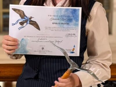 Giuliana Donatella Bisceglia recibió por segunda vez el Premio “Gaviota de Plata”