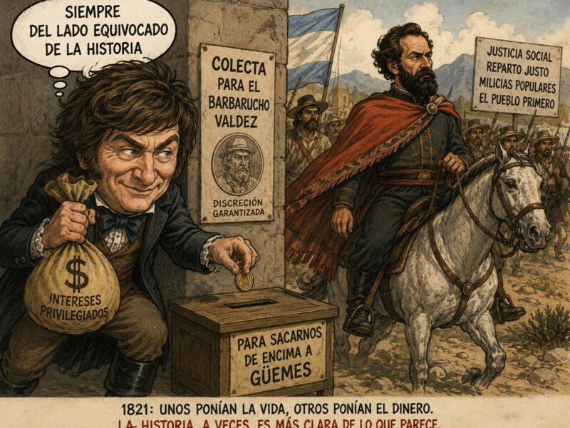 Milei le hubiera pagado al Barbarucho José María Valdez para que asesinara a Martín Miguel de Güemes
