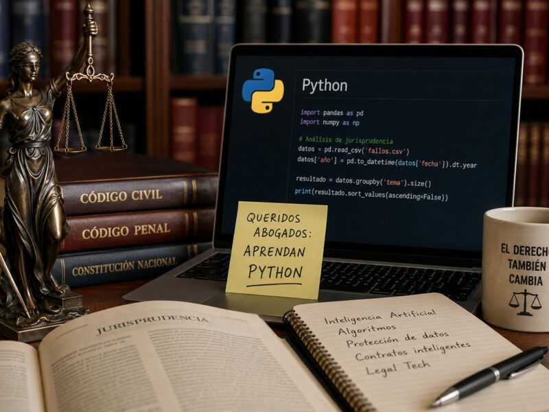 Queridos abogados: aprendan Python