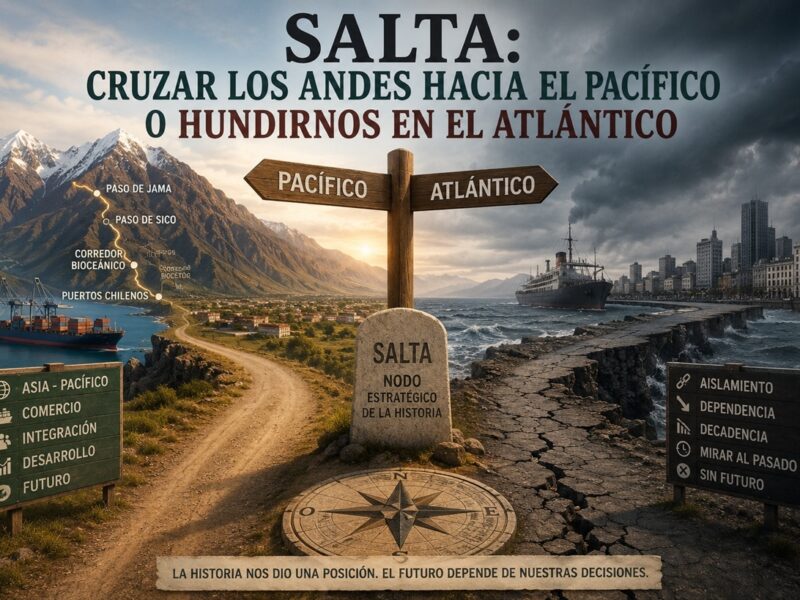 Salta: Cruzar los Andes  o hundirnos en el Atlántico