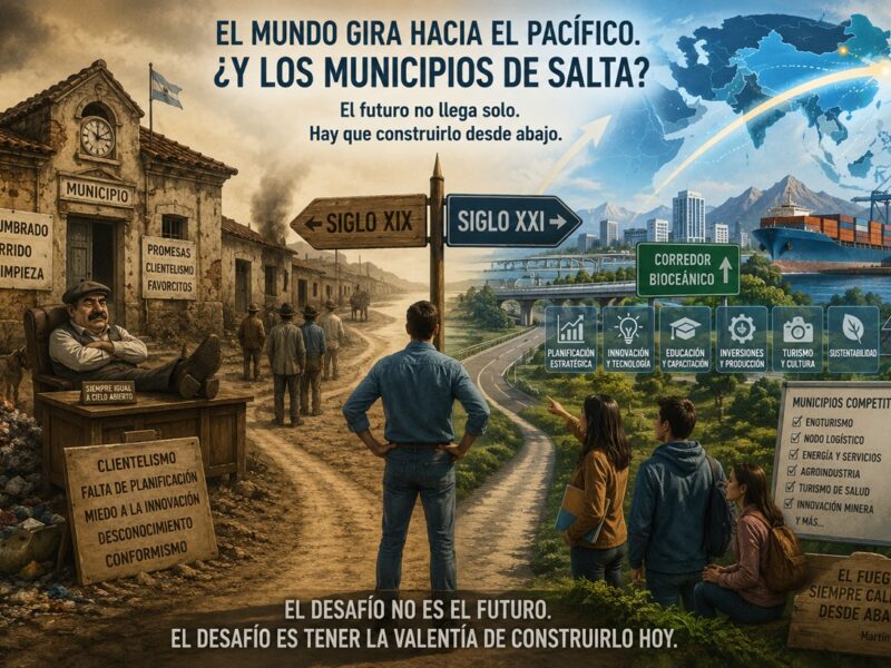 El mundo gira hacia el Pacífico. ¿Y los municipios de Salta?