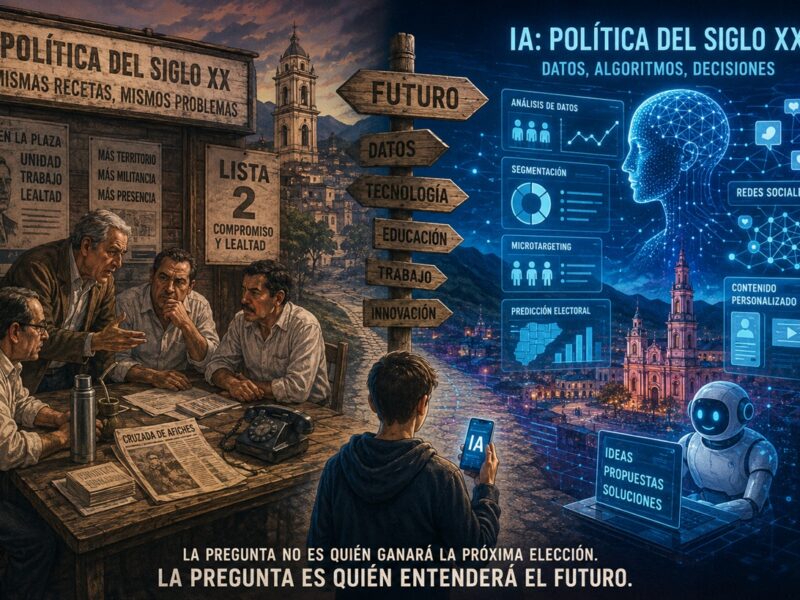 La política salteña sigue discutiendo el siglo XX mientras la Inteligencia Artificial ya está gobernando el XXI