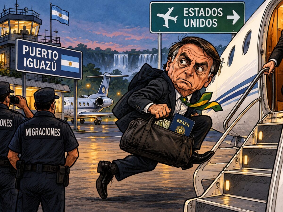 La fuga de Bolsonaro y una sombra sobre la Casa Rosada